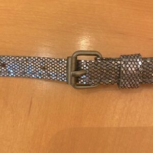 Black 1/2” Sparkle Belt Size 10